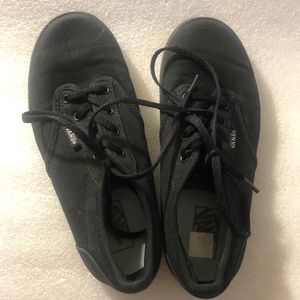 Vans black - size -2 kids